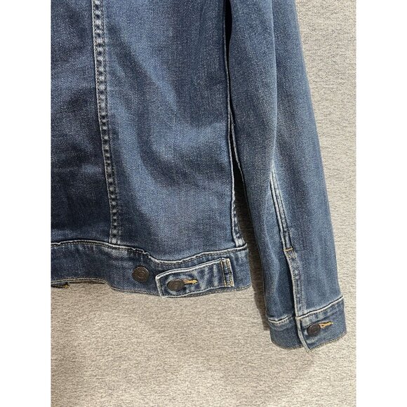 Levi's Women's Original Trucker Denim Jacket Size Medium Blue Jean Jacket - Picture 10 of 14